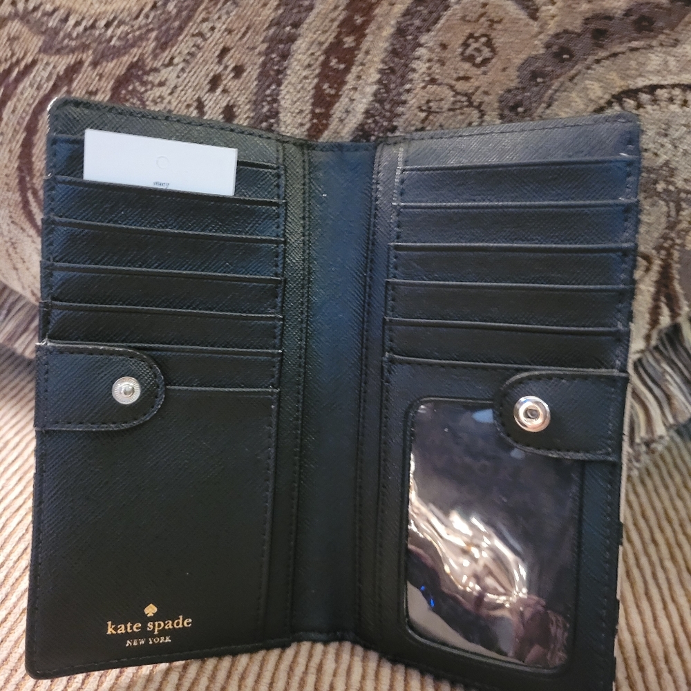 Kate spade leopard wallet